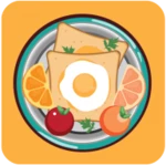 breakfast recipes android application logo